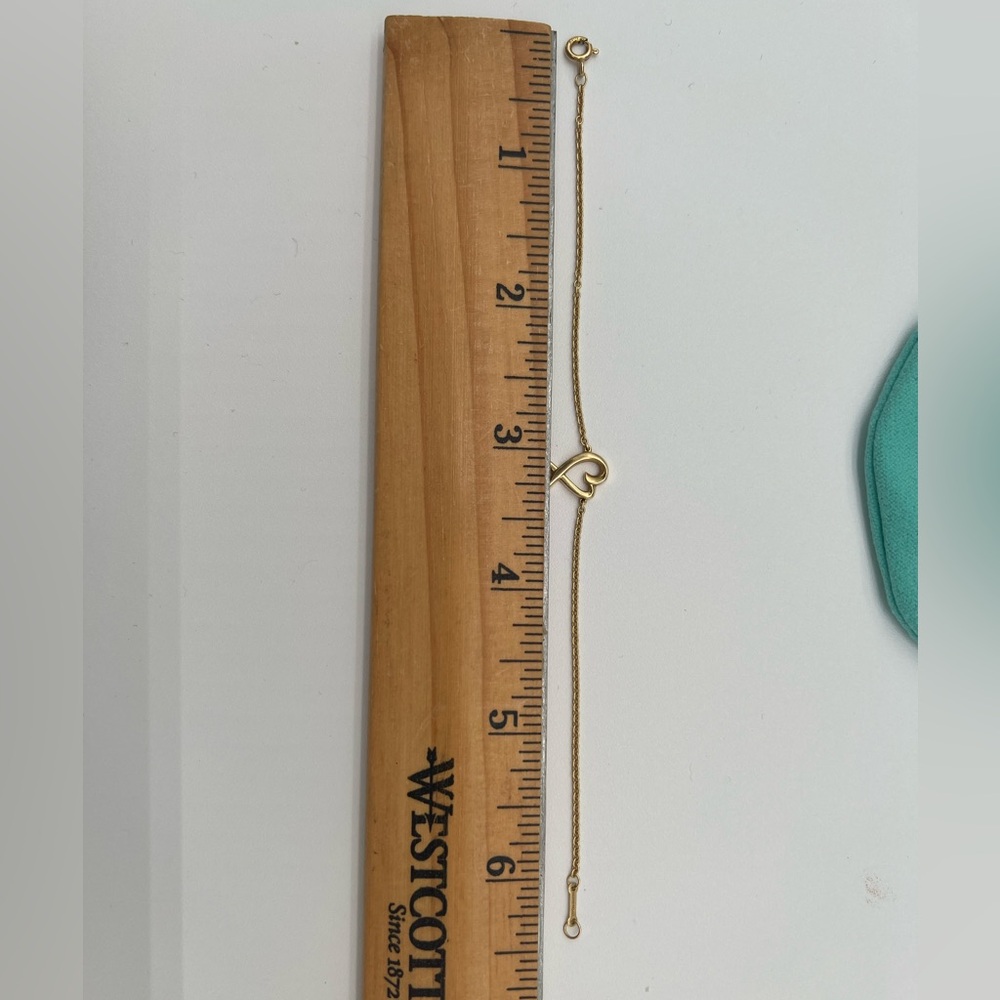 🔴Authentic TIFFANY & CO Gold 750 PALOMA PICASSO Loving Heart Bracelet🔴 - Picture 7 of 10